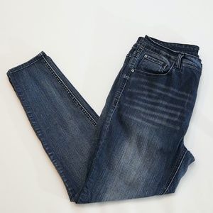 Kensie Jeans - Effortless Ankle - High Roller/High Rise - Dark Blue - Size: 8/29